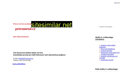 petrometal.cz alternative sites