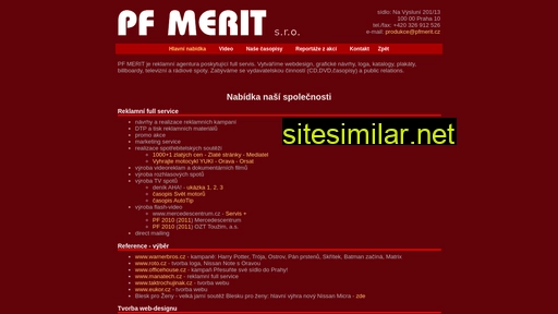 pfmerit.cz alternative sites