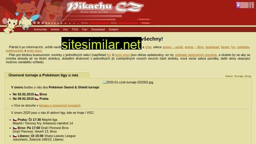 pikachu.cz alternative sites