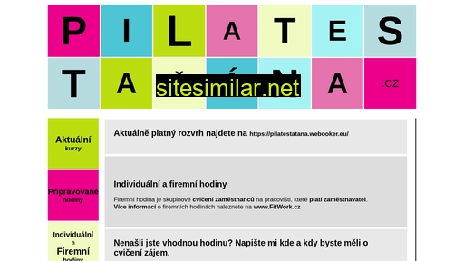 pilatestatana.cz alternative sites