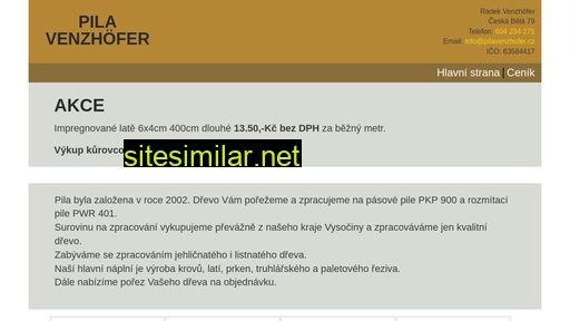 pilavenzhofer.cz alternative sites