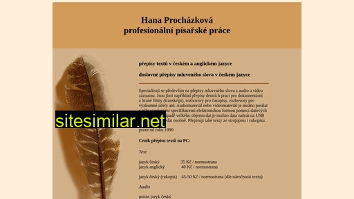 pisarskeprace.cz alternative sites