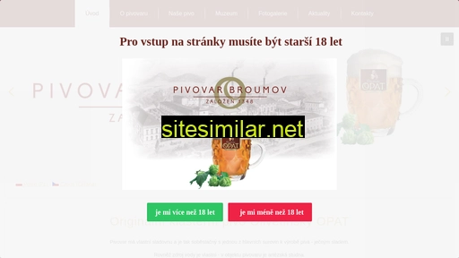 pivovarbroumov.cz alternative sites