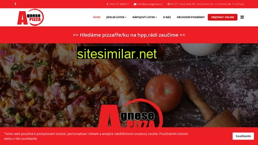 pizzaagnese.cz alternative sites