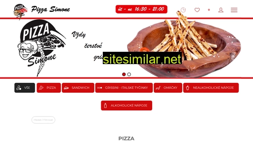pizzasimone.cz alternative sites