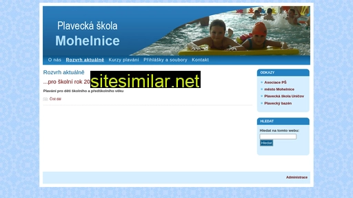 plaveckaskolamohelnice.cz alternative sites