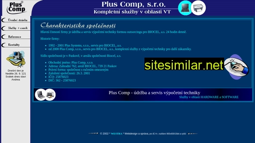 pluscomp.cz alternative sites
