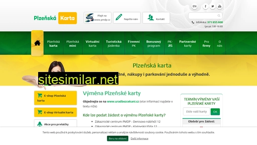 plzenskakarta.cz alternative sites