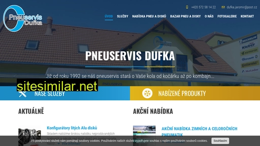 pneudufka.cz alternative sites