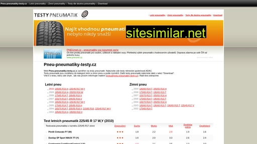 Pneumatiky-testy similar sites