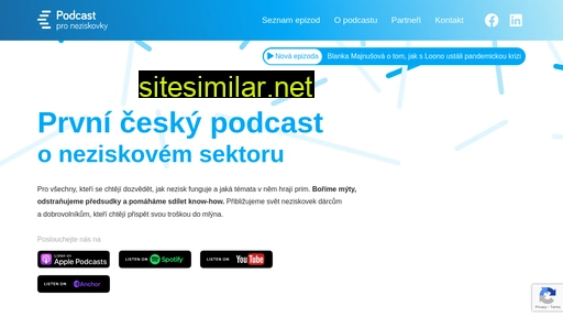 podcastproneziskovky.cz alternative sites
