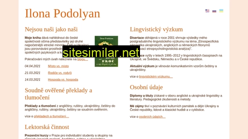 podolyan.cz alternative sites