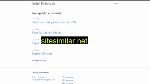 podondra.cz alternative sites
