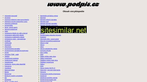 podpis.cz alternative sites