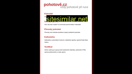 pohotove.cz alternative sites