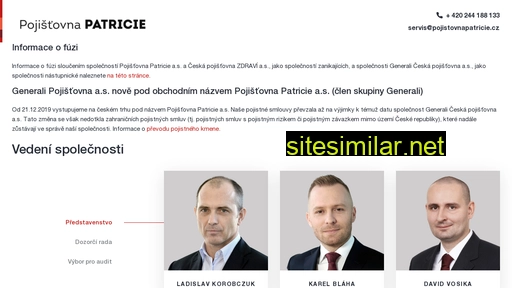 pojistovnapatricie.cz alternative sites