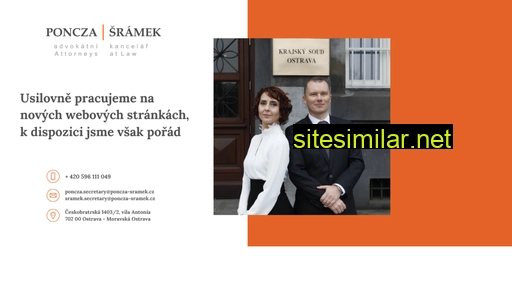 poncza-sramek.cz alternative sites