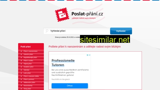 poslat-prani.cz alternative sites