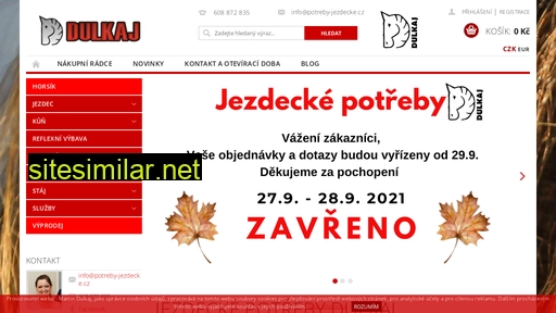 potreby-jezdecke.cz alternative sites