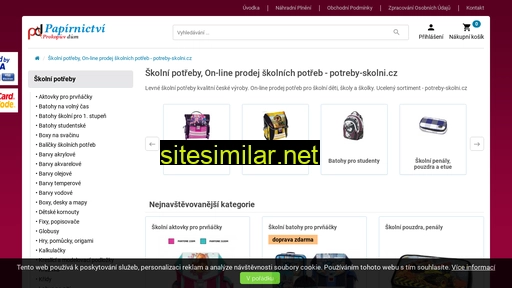 potreby-skolni.cz alternative sites