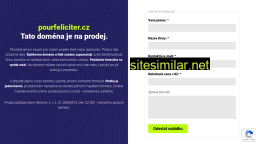 pourfeliciter.cz alternative sites