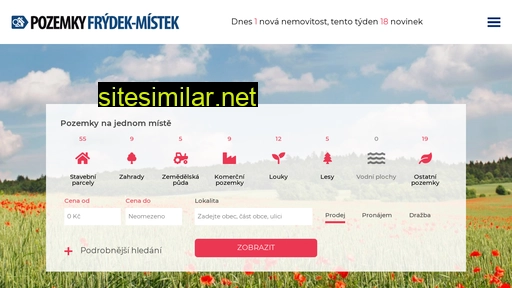 pozemky-frydek-mistek.cz alternative sites