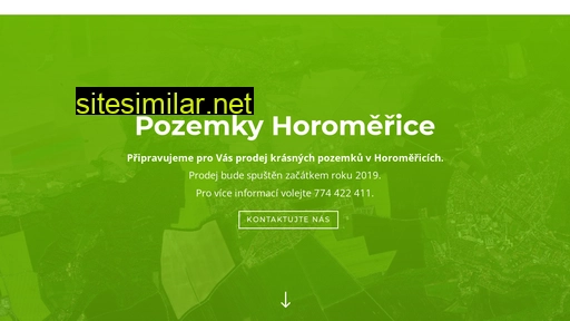pozemkyhoromerice.cz alternative sites
