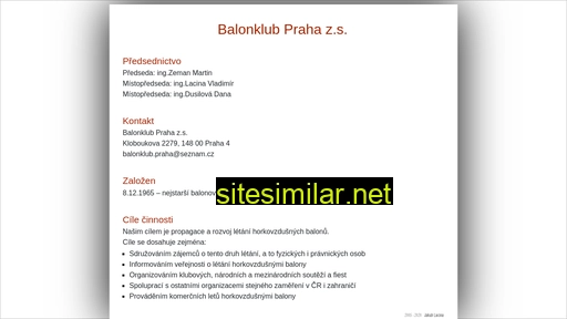 pragobalon.cz alternative sites