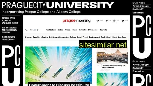 praguemorning.cz alternative sites