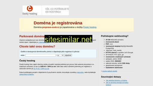 preprava-osob.cz alternative sites
