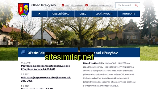 prevysov.cz alternative sites