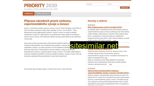 priority2030.cz alternative sites