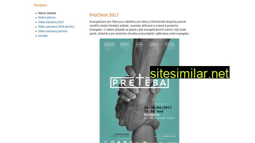 prochrist.cz alternative sites