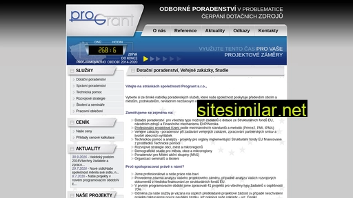 progrant.cz alternative sites