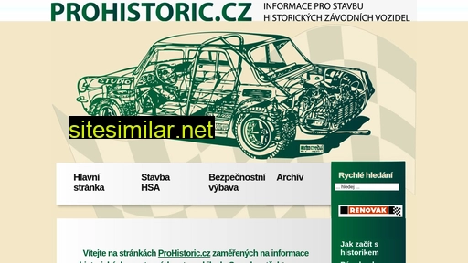 prohistoric.cz alternative sites