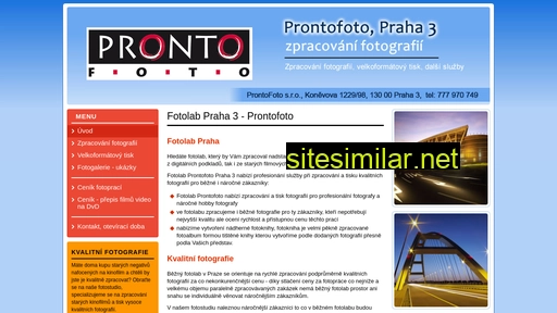 prontofoto.cz alternative sites