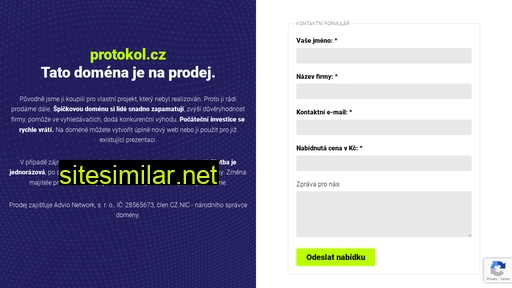 protokol.cz alternative sites