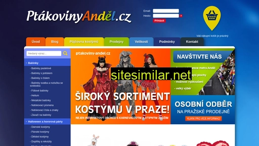 ptakoviny-andel.cz alternative sites
