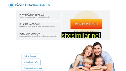 Pujcka-bez-registru-ihned similar sites