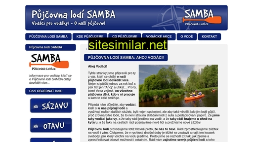 pujcovna-lodi-samba.cz alternative sites