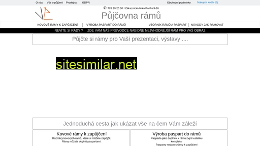 pujcovnaramu.cz alternative sites