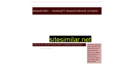 radiatorovestudio.cz alternative sites