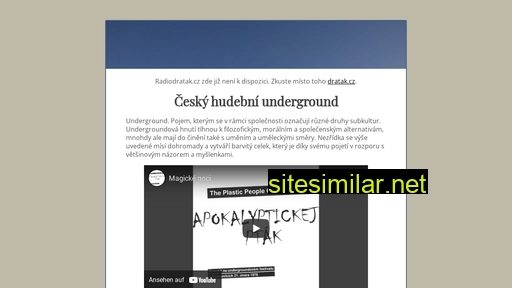 radiodratak.cz alternative sites