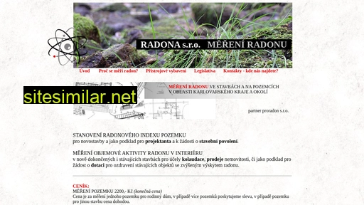radona.cz alternative sites