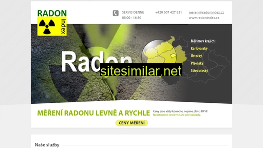 radonindex.cz alternative sites