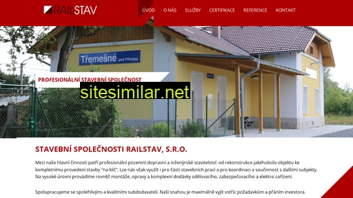 railstav.cz alternative sites
