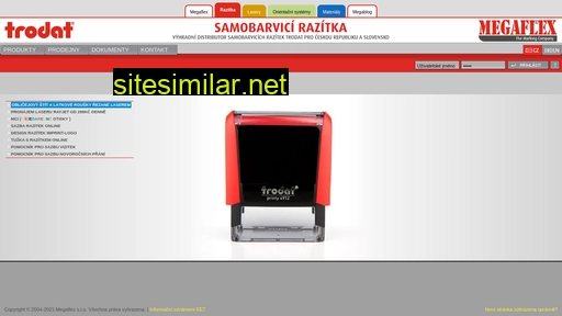 razitka.trodat.cz alternative sites