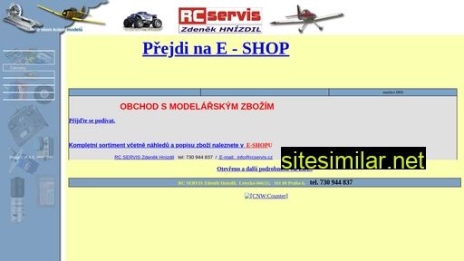 rcservis.cz alternative sites