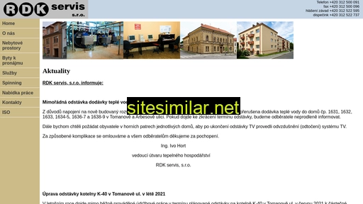 rdkservis.cz alternative sites
