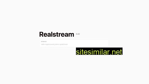 realstream.cz alternative sites
